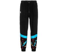 Kappa Pantalón Polar (IT, Testo, S, Regular, Regular, Negro)
