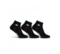 Kappa Paquete de 6 pares de calcetines cortos de tobillo unisex - art. K004 de algodón. Disponible en los colores blanco, negro, azul y gris