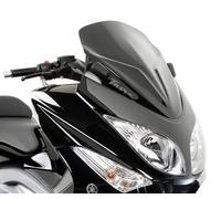 Kappa - Parabrisas bajo y Deportivo Negro Brillante, 59 x 45 cm (Largo x Ancho), Modelo KD442B, para Yamaha T-MAX 500 de 2008 a 2011