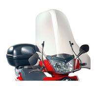Kappa - Parabrisas para Moto, Transparente, de 64 x 71 cm - Parabrisas 137a kymco People s 50-125-200 (05 > 13) - no Incluye Kit de Anclaje