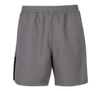 Kappa Passo Pantalón corto deportivo cómodo y con estilo, Color Grey Smoke y Black, Talla 14Y