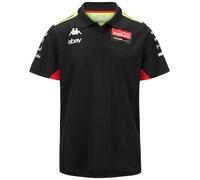 Kappa - Polo Acrazon Adulto Pertamina Enduro Moto GP Oficial para Hombre, Color Negro, Negro, XL