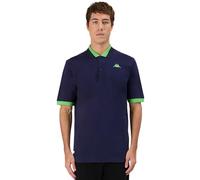 Kappa Polo azul neón para hombre, Talla 3XL