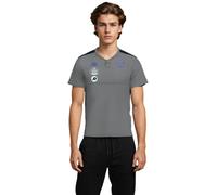 Kappa - Polo Real Valladolid Fanswear 2024-2025, Unisex, Blue Baritone-Grey Cool, M
