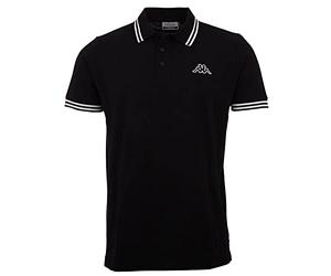 Kappa Polo Shirts, Black, S Men's