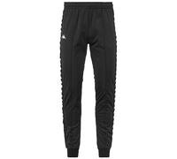 Kappa Rastoria Slim Pantalones para Hombre, Negro, Negro, Blanco, XXL