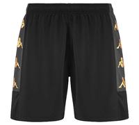 Kappa Short, GONDO, Short de fútbol, Negro/Gris, M, Hombre