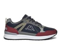 Kappa Sportleisure Homme ANTOR, Zapatilla, Azul/Gris/Rojo, 41, Hombre