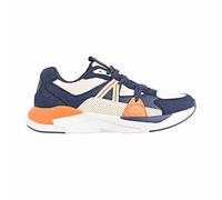 Kappa Sportleisure Homme Holborn, Sneaker, Blue/Beige/Orange, 42, Men