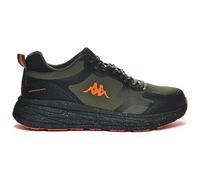Kappa Sportleisure Homme Yukon, Sneaker, Green/Black/Orange, 46, Men