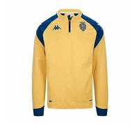 Kappa Sudadera ABLAS Pro 7 Monaco 23-24, Amarillo/Azul, XXL, Hombre