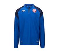 Kappa - Sudadera Ablas Túnez 23/24 para Hombre, Azul, L