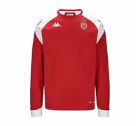 Kappa Sudadera ALDREN Pro 7 Monaco 23-24, Rojo/Blanco, L, Hombre