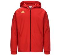 Kappa Sudadera GREVOLO, Sudadera Banda, Rojo, XXL, Hombre