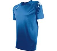 Kappa Tesis SS Camiseta, Hombre, Azul Celeste, 6Y