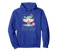 Kappa - un Yokai japonés Malvado Que Vive en Ríos Sudadera con Capucha, Unisex para Adultos, Azul Real, L