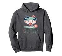 Kappa - un Yokai japonés Malvado Que Vive en Ríos Sudadera con Capucha, Unisex para Adultos, Jaspeado Oscuro, XXL