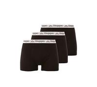 Kappa Vario 3pack Boxer Shorts 708386-19-4006, Mens Boxer Shorts, Black, XL EU