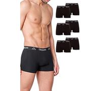 Kappa VINESTA - Calzoncillos tipo bóxer ajustados, 6 unidades, estilo retro para hombre, de algodón, resistentes y transpirables, en paquete de ventaja, como ropa interior deportiva o ropa de salón,