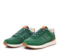 Kappa - Zapatillas bajas para hombre y mujer, de poliuretano, Fitness, modelo: logo Martin, Green Eden Orange, 46 EU