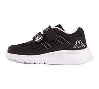 Kappa Zapatillas Unisex para niños Jak M, Negro Blanco, 22 EU