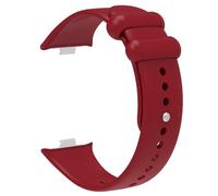 KAPPDE Silicone Strap For Xiaomi Mi Band 8 Pro Replacement Sports Breathable Wrist Strap For MiBand 8pro Bracelet Wristband(Wine Red)