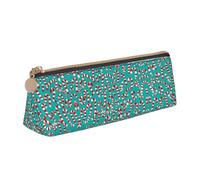 KAPPTYY Estuche para lápices con fondo de Sweet Candy para la escuela, apertura amplia, ligera, espaciosa, con cremallera, bolsa de papelería, White, Talla única, Organizador de bolsas