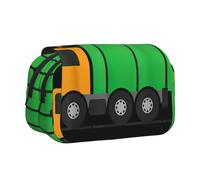 KAPPTYY I Love Garbage Trucks - Estuche para lápices, práctica caja de almacenamiento para bolígrafos o marcadores de acuarela, Black, Talla única, Organizador de bolsas
