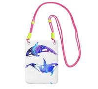 KAPPTYY Orca Killer Whale Printing Fashion - Bolsa universal para teléfono móvil al aire libre, bolsillo para dispositivos, adecuado para cualquier teléfono