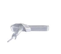 Kaps Cinta de Satén Cordones de Zapato para Zapatillas Zapatillas de Deporte, Calidad y Durabilidad, Muchos Colores y Longitudes, 1 par (120 cm - 47 pulgadas - 6 a 8 pares de ojales/Plata)