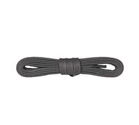 Kaps Cordones Botas Planos Encerados, 100% Algodón Fino, Coloridos, Ancho 5 mm, Muchos Colores y Longitudes, Hechos en Europa (75 cm - 29 pulgada - 4-5 pares de ojales/Gris oscuro)