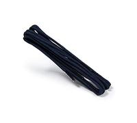 Kaps Cordones Finos Redondos Encerados, Cordones Redondos de Calidad de 2 mm 100% Algodón para Calzado Casual y de Moda, 1 par (60 cm - 24 pulgadas - 3 a 4 pares de ojales / 57 - Azul Marino)