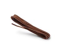 Kaps Cordones Finos Redondos Encerados, Cordones Redondos de Calidad de 2 mm 100% Algodón para Calzado Casual y de Moda, 1 par (75 cm - 29 pulgadas - 4 a 5 pares de ojales / 49 - Coñac)