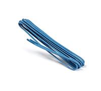 Kaps Cordones Finos Redondos Encerados, Cordones Redondos de Calidad de 2 mm 100% Algodón para Calzado Casual y de Moda, Colores Elegantes (75 cm - 29 pulgadas - 4 a 5 pares de ojales/Azul)