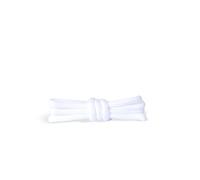 Kaps Cordones Ovalados para Zapatillas Deportivas Tenis Bambas muy duraderos, Cordones Deportivos, Fabricados en Europa, 1 par, negro o blanco (120 cm - 47 inch - 6 to 8 Con ojales/ 01 - blanco)