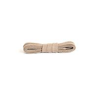 Kaps Cordones planos, cordones de algodón 100%, hechos en Europa, 1 par, muchos colores y longitudes (90 cm - 5 a 6 pares de ojales / 36 - beige claro)