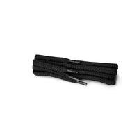 Kaps Cordones redondos, cordones de algodón 100% duraderos, hechos en Europa, 1 par, colores y longitudes(90 cm - 5 a 6 pares de ojales / 91 - negro)