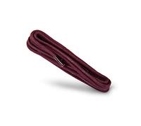 Kaps Cordones Redondos Encerados de 100% Algodón Natural, Elegantes para Zapatos de Vestir y Diario, Hecho en Europa (75 cm - 4 a 5 Pares de Ojales / 26 - Granate)