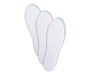 Kaps Fresh Step, Plantillas Zapatos Desodorizantes Ultra Frescas con Microcápsulas, Testadas Dermatológicamente, Sin Alérgenos, Paquete de 3 Pares, Hechas en Europa (44-47 EUR)