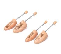 Kaps Horma Madera para Hombre y Mujer (2 Unidades), Pack Doble de Horma Madera de Haya, Perfecta para Cuero y Ante, Mantiene la Forma, Absorbe la Humedad y Aumenta la Duración del Calzado (L36 - L37)