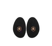 Kaps Medias Plantillas Halfix - Cómodas de Materiales Premium Cuero Curtido y Látex -Amortiguan Los Pies y Previenen Roces, Ampollas y Quemaduras - Tacones, Planos (35-36 EURNegro)