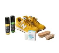 Kaps Milano set de cuidado del calzado - cepillos de alta calidad, kit para limpiar y proteger zapatos y botas de nobuk y ante, 5 piezas