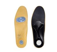 Kaps Plantillas de Cuero Ortopédicas Premium para Calzado, con Soporte para El Arco y Almohadilla de Gel, para Hombres Y Mujeres, Relax Gel, Tamaños (39 EUR)