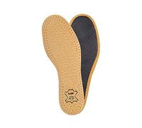 Kaps Plantillas de Cuero para Niños, Cuero con Curtido Vegetal Natural, Absorben el Olor y el Sudor y Controlan la Humedad, Con Carbón Activado, Pecari Kids (27-28 EU)