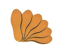 Kaps Plantillas de Zapatos de Piel con Carbón, Set de 6 Pares de Plantillas de Cuero Natural para Hombres y Mujeres con Capa Inferior de Carbón Activado, Plantillas de Repuesto, (Mujer 40 EUR)