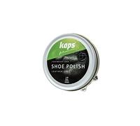 Kaps Pulidor Zapatos y Botas, Abrillanta, Limpia y Nutre los Zapatos de Piel, a Base de Cera Natural, Cera Pulidora Zapatos, Negro, 50 ml