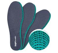 Kaps Regreen Plantillas Acolchadas para Zapatillas Deportivas, Zapatos, Botas, Espuma de PU Reciclada, Longitud 30 cm, Cómodas y Transpirables, Juego de 3 Pares para Hombre y Mujer, Se Cortan a Medida