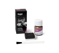 Kaps Tinte para Zapatos y Bolsos de Cuero y Textil con Esponja y Brocha, Super Color, 70 Colores (177 - roble)