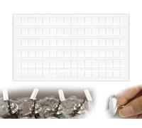 KAPSING 96 Piezas Tiras Adhesivas para Pósteres de Masa Almohadillas Adhesivas de Doble Cara 3D Adhesivo para Pared Adhesivo Fotográfico Compatible con Manicura de Uñas Marco de Fotos Póster