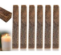 KAPSING Paquete de 6 mechas permanentes compatibles con devoradores de Cera, Mecha Permanente para residuos de Velas, mechas de Fuego de Mesa Hacer Usted Mismo(1cm)